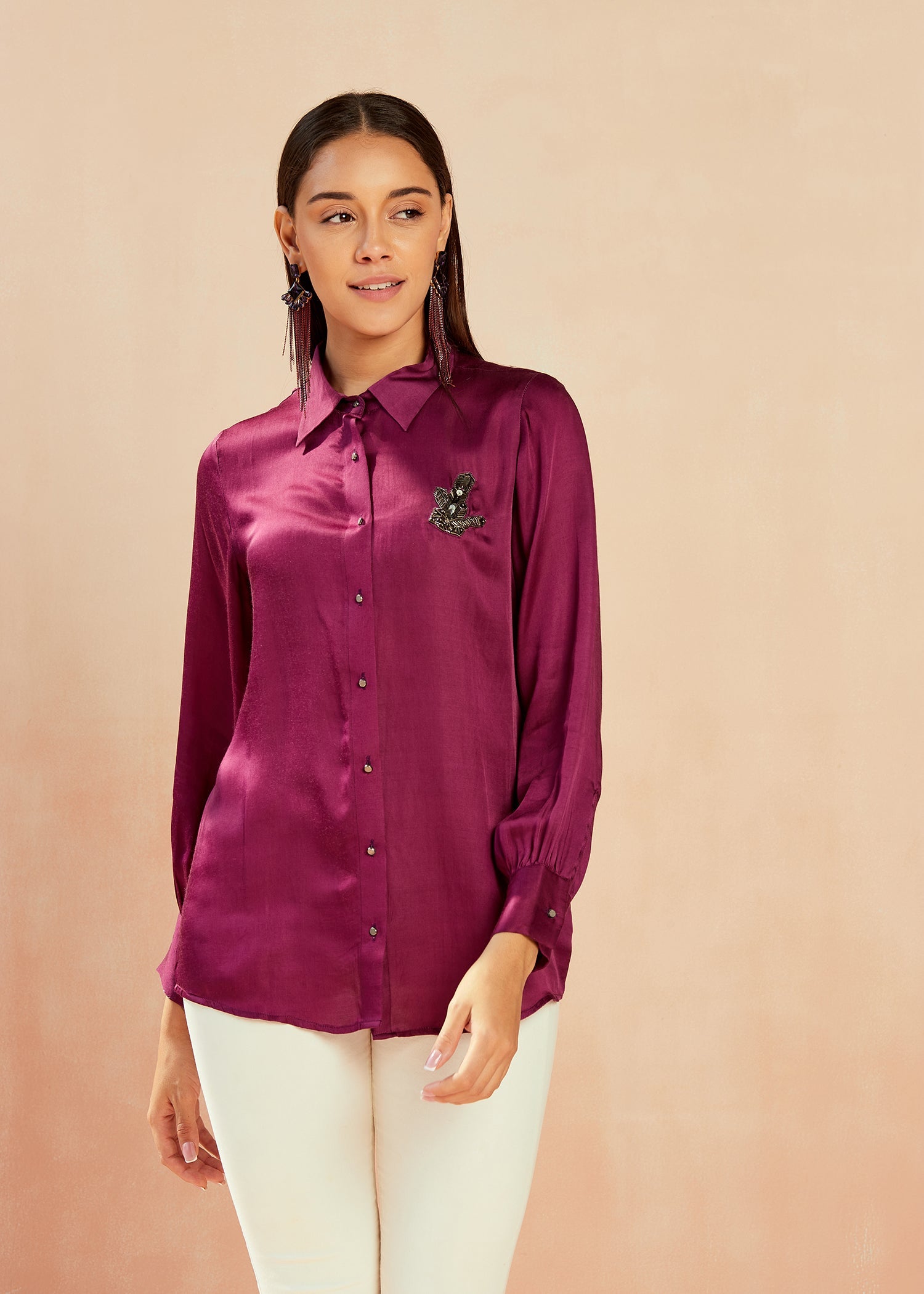 Viola Satin Shirt