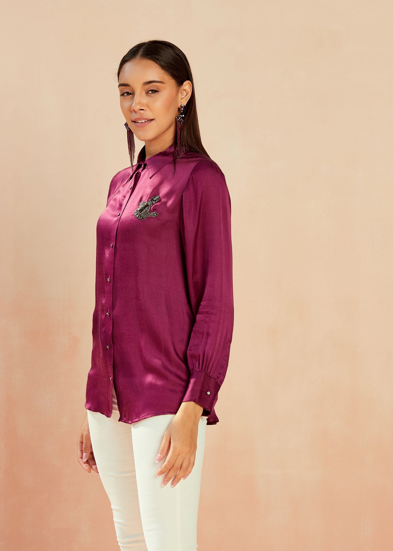 Viola Satin Shirt