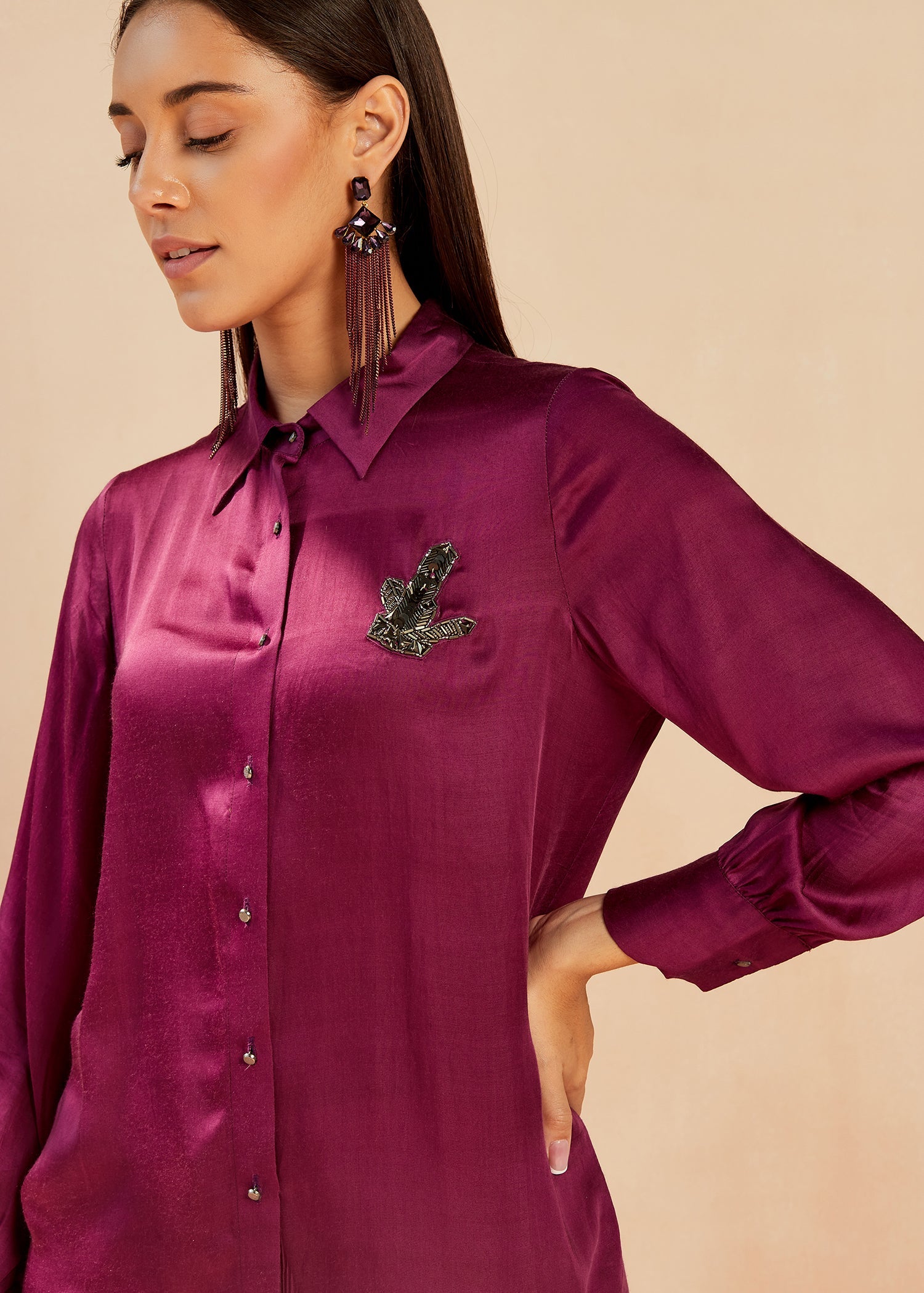 Viola Satin Shirt