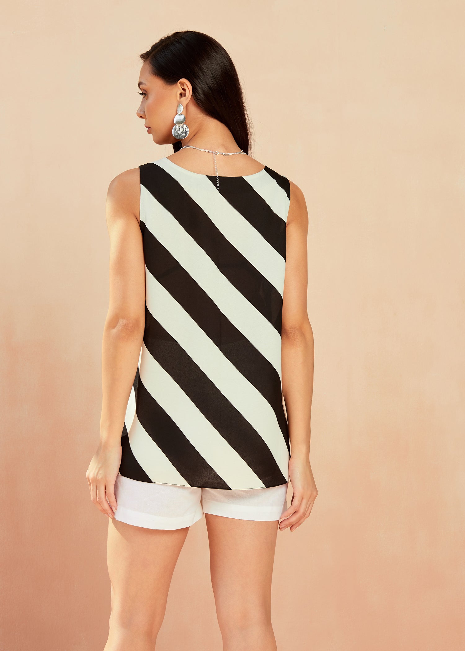 Diagonal Stripe Top