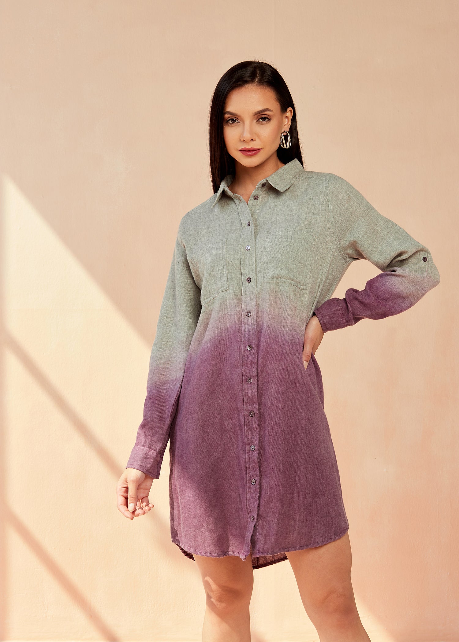 Ombre Amethyst Flannel