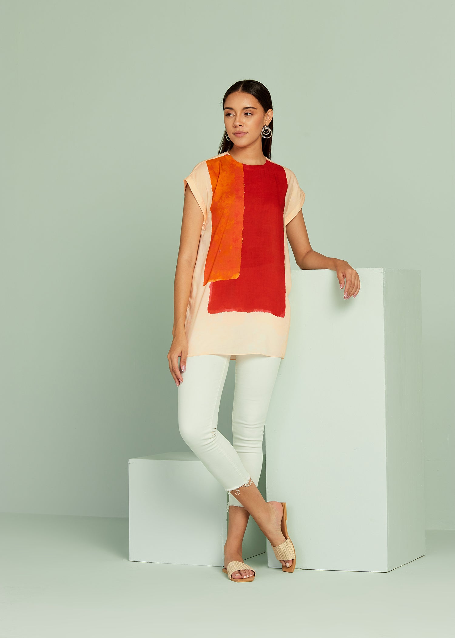 Rothko Printed Top