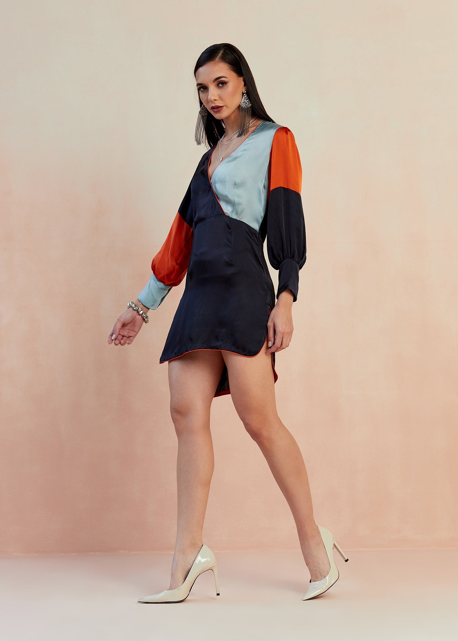 Dos Color-block Dress