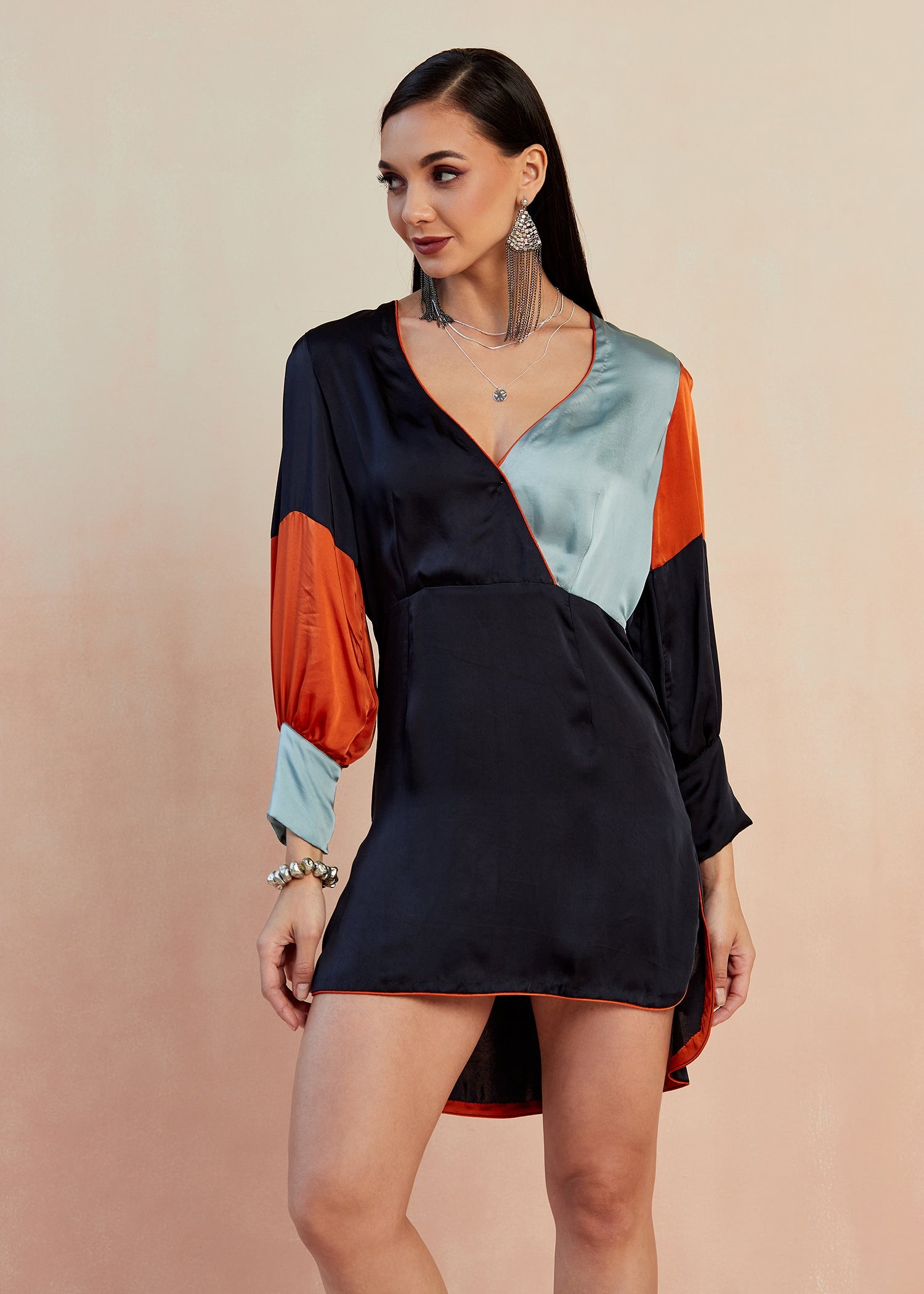 Dos Color-block Dress