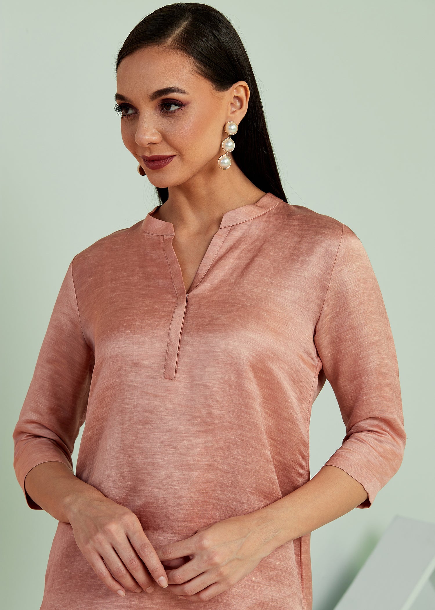 Dusky Pink Tunic Set