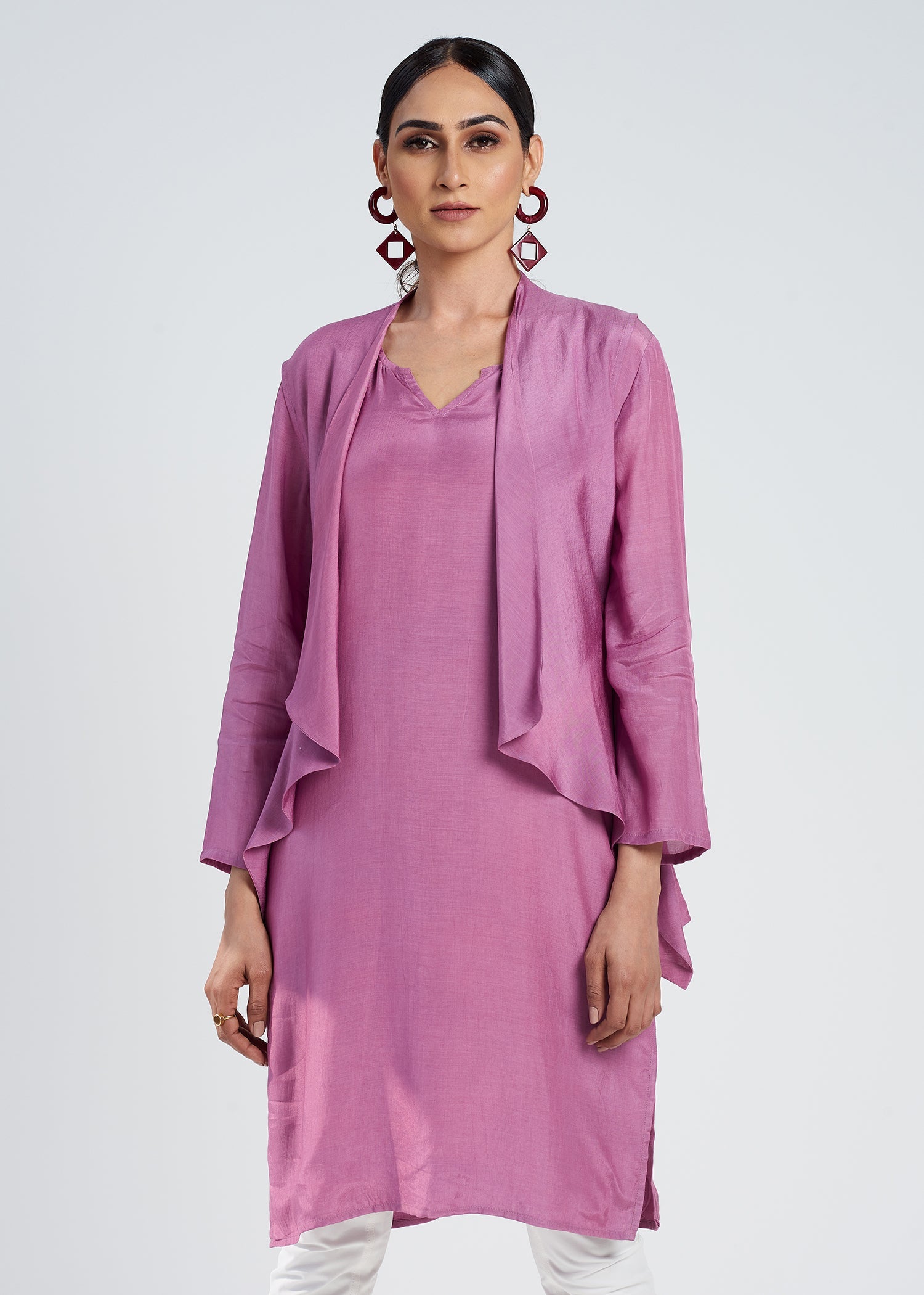 Layered Lilac Tunic