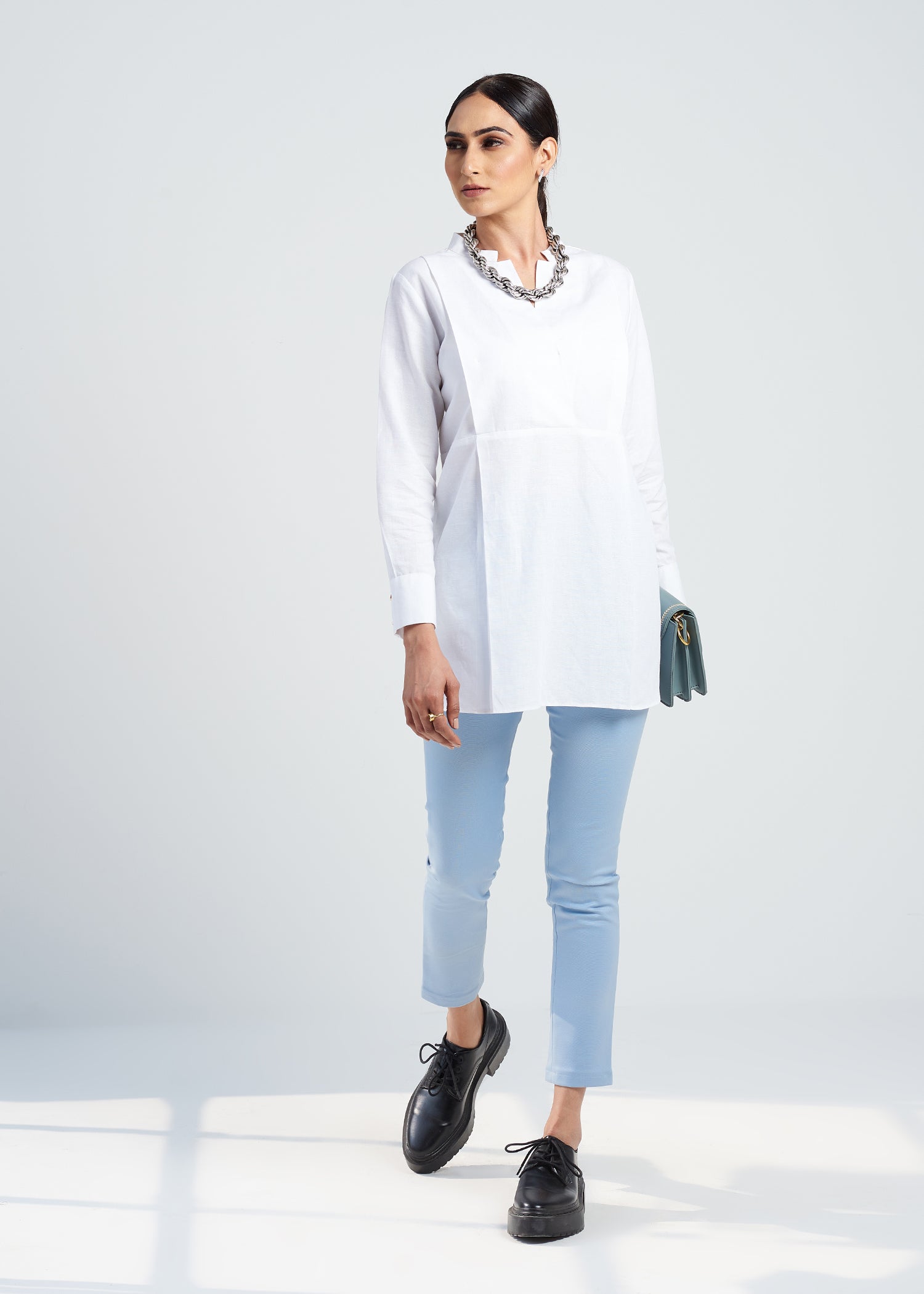 Sharp Linen Top