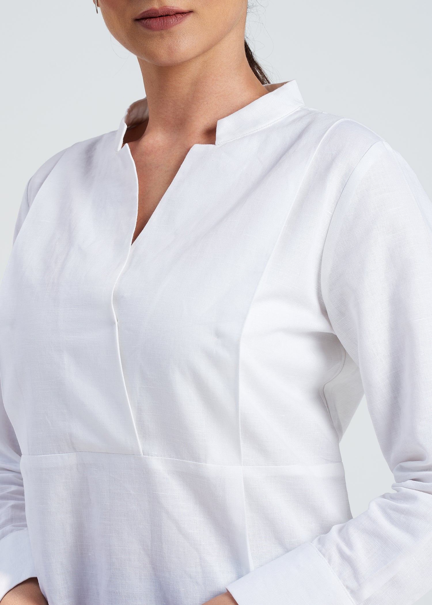 Sharp Linen Top