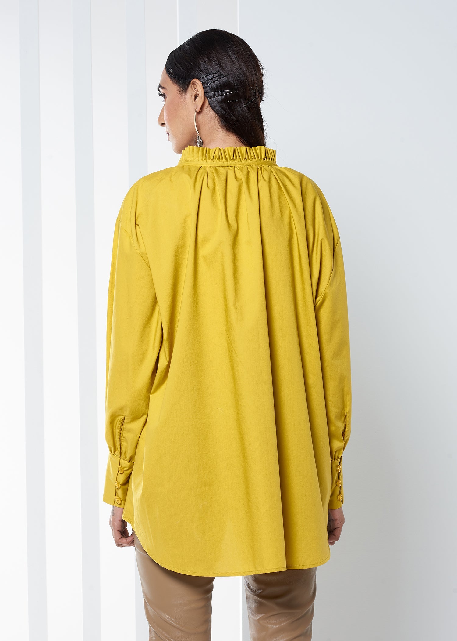 Draped Peasant Top